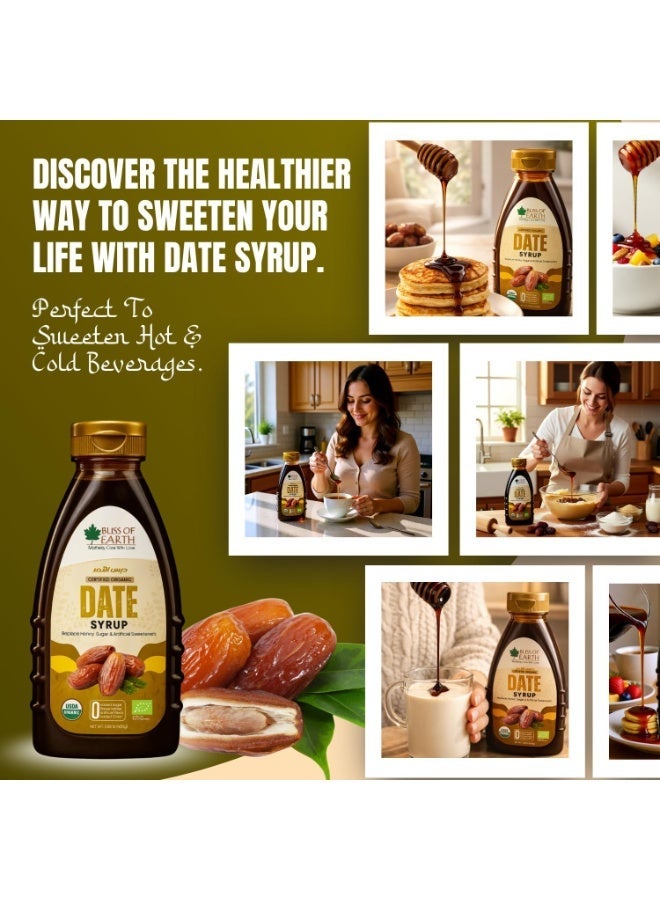 Bliss of Earth USDA Organic Date Syrup  100% Natural Sweetener, Vegan & KETO, 2X400g - Image 4